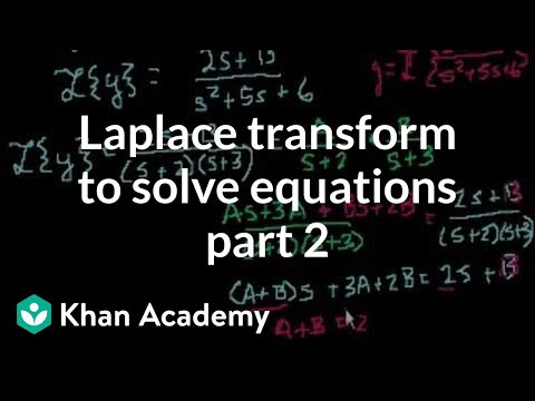 Laplace Transform Solves an Equation 2