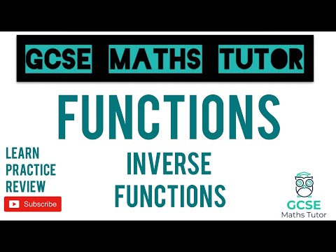 Inverse Functions | Grade 7-9 Maths Series | GCSE Maths Tutor