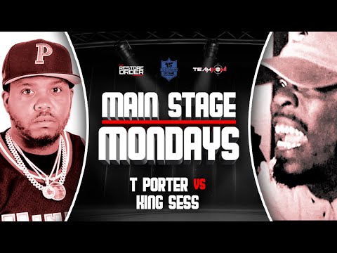 CRAZY FIRE RAP BATTLE - T PORTER VS KING SESS (BATTLE) LIVE ON RESTORE ORDER