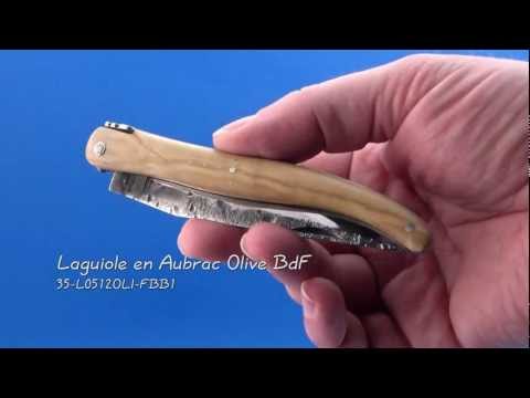 Laguiole enAubrac Taschenmesser Olive - www.pizzini.at