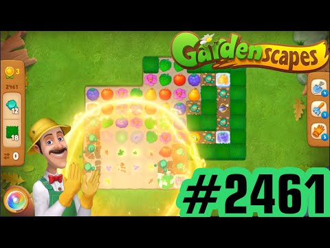 GARDENSCAPES - Level 2461 | Gameplay Walkthrough [ Plarix ]
