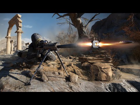 Sniper Ghost: Warrior Contract 2! All bullet slow motion shots! #sniperghostwarriorcontracts2
