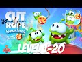 Cut The Rope Remastere‪d Lvl 1 20 3 Stars Walkthrough Gameplay