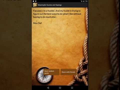 Meaningful Quotes and Sayings Video