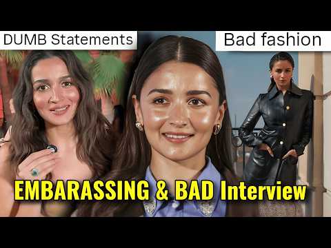 ALIA BHATT BAD FASHION & ILLOGICAL STATEMENTS DURING BAFTA & GUCCI SHOW