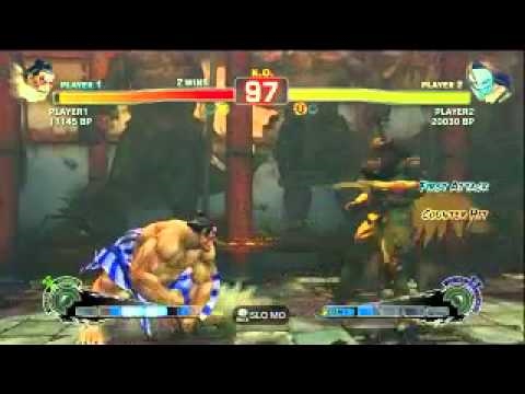 SSF4 jozhear as vega (Claw) vs Mr SNK (E. Honda) Match 3