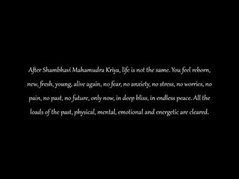 Shambhavi Mahamudra Kriya A True Miracle