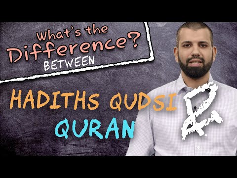 What's the Difference? | Hadiths Qudsi and Quran  | 4K