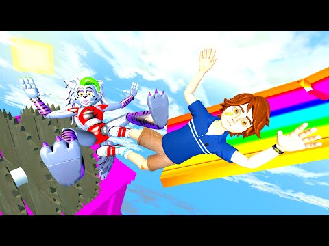 FNAF 9 Security Breach Roxy & Gregory Ragdoll Jumps and Falls [GMOD] - Ep.3