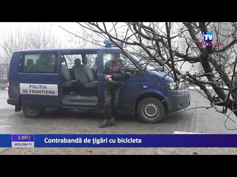 Contrabanda de tigari cu bicicleta