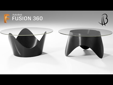 Furniture Design Speedrun 1 - Using Autodesk Fusion 360 - table