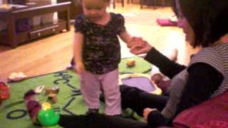 Ren plays Row Your Boat with Mommy