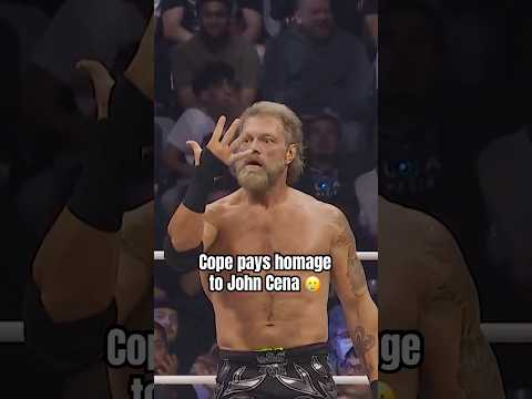 Rated R Superstar hit Cena’s moves 🔥 (via @AEW)