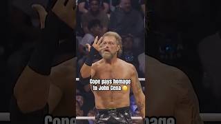 Rated R Superstar hit Cena’s moves 🔥 (via @AEW)