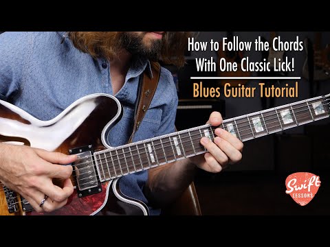 Simple Trick for Blues Guitar Soloing - How to Follow a Chord Progression!