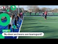 Turnsters trainen vanwege corona mee met hockey, atletiek en voetbal