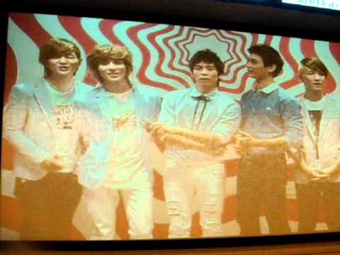 100827 SHINee Special Message To SG Shawols