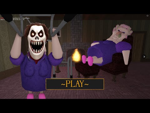 GRUMPY GRAN! (SCARY OBBY) Roblox Gameplay Walkthrough EASY Mode - First Place No Death [4K] #roblox