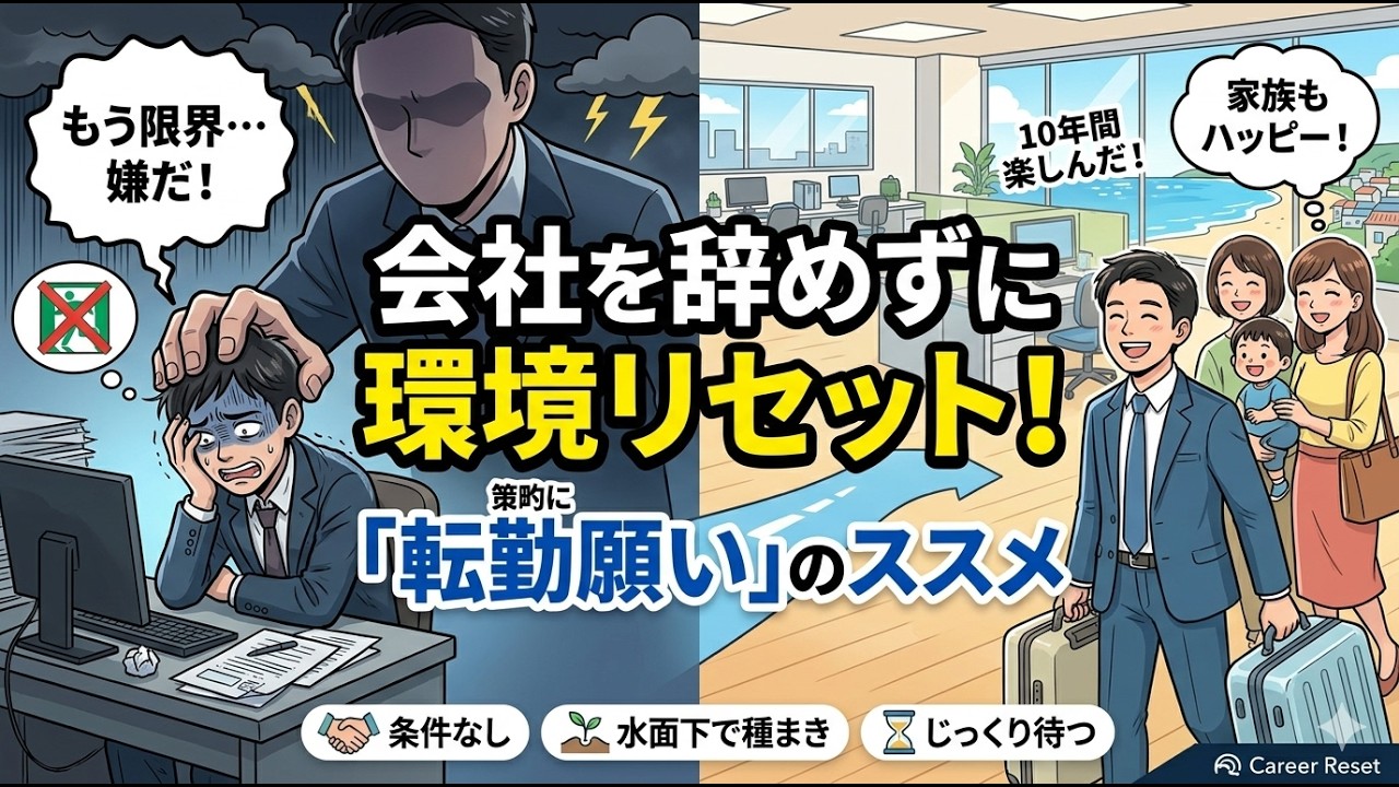 「転勤願い」　転職する前に