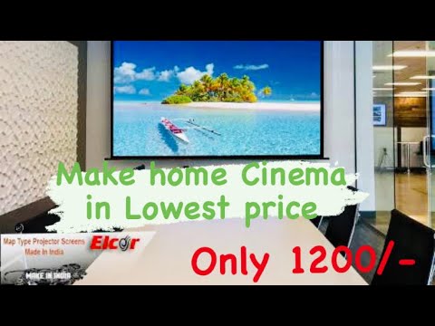 Map Type / Calander Type Projector Screen