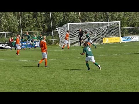 Lennard van Zuijlen scoort 0 - 2 (DVV 1 - Groessen 1, 03-09-2017)