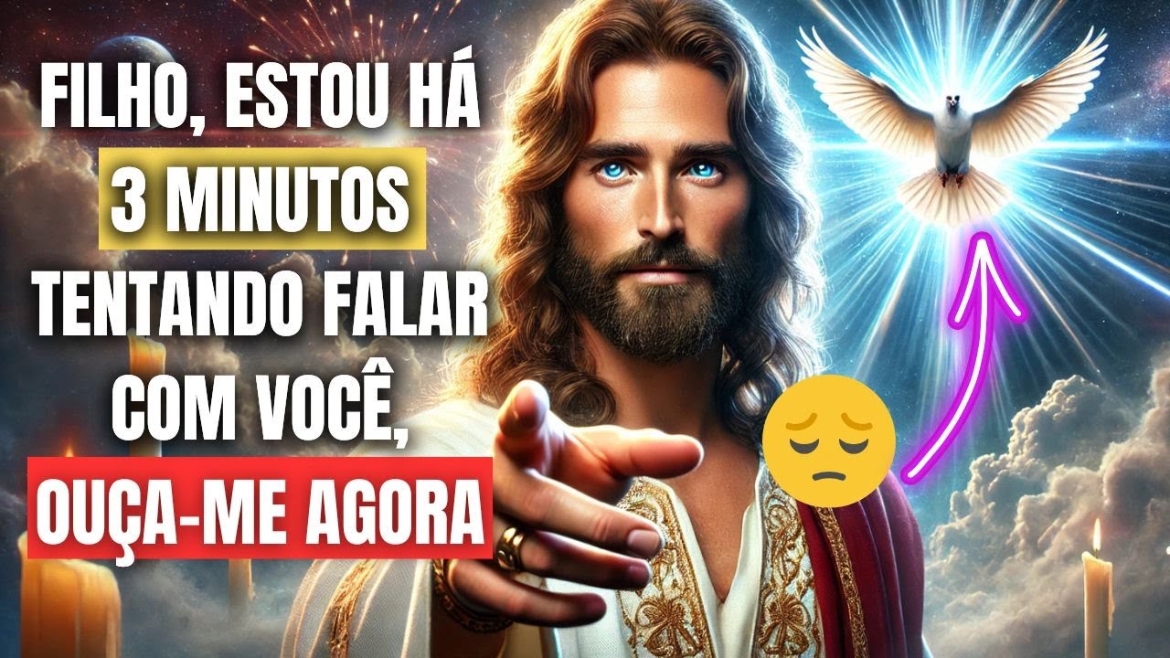 💬 DEUS TENTOU TE FALAR HÁ 3 MINUTOS, MAS VOCÊ NÃO OUVIU, OUÇA AGORA!