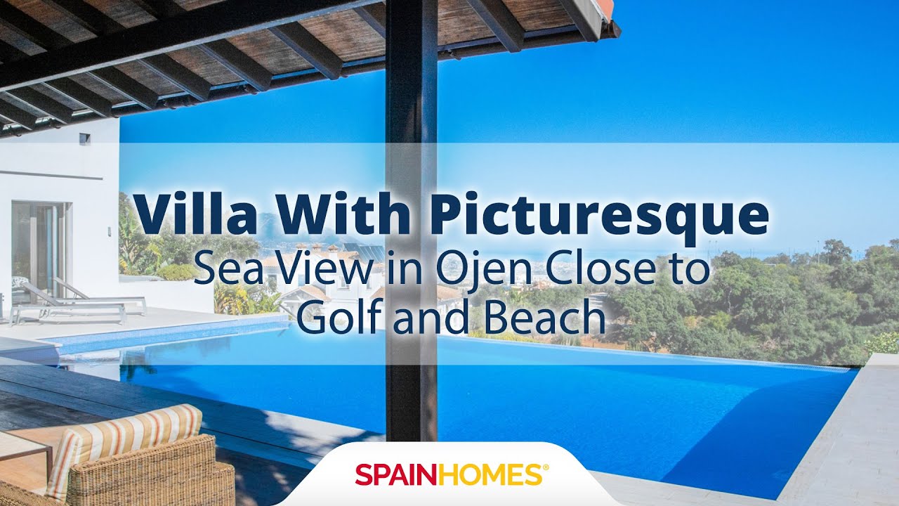 Villa con Pintorescas Vistas al Mar en Ojén Cerca de Golf y Playa