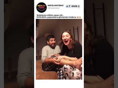 Birbirlerine AĞDA yapan çift… SONUNDA yaşananlara gülmemek imkânsız 😂🔥