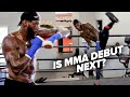 DEONTAY WILDER THROWS SIDEKICK IN TRAINING ! IS A POTENTIAL MMA DEBUT COMING?