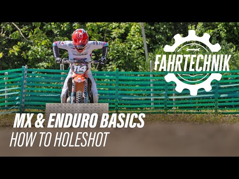 Riding technique: the secrets for motocross starts - how to get the holeshot!