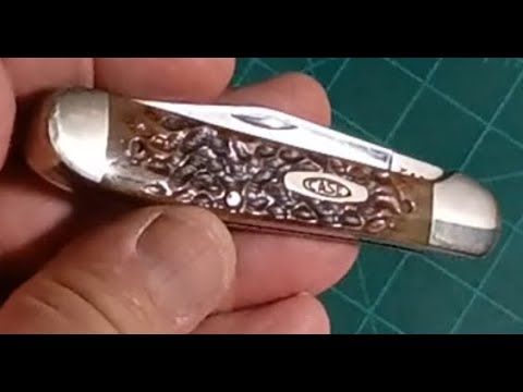 Replacing a spring on Case Copperhead 6249 knife repair