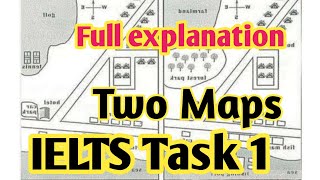ielts writing Task 1 Academic  | ielts task1 maps  | How to write ielts maps /diagram ACADEMIC