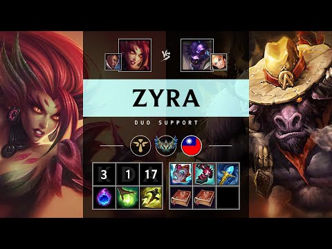 Zyra Support vs Alistar - TW Challenger Patch 25.15