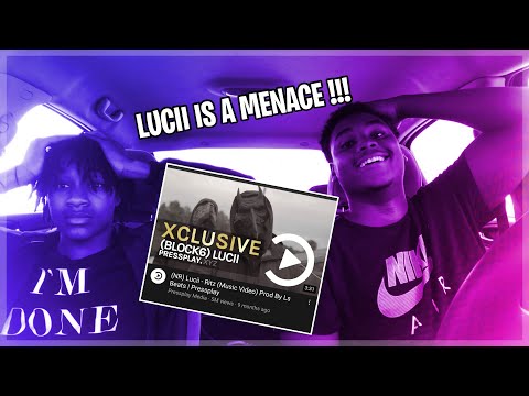 Lucii is a menace !!! ( Lucii - ritz prod by Ls Beats | Pressplay Reaction Video )