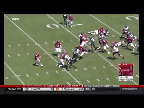 2017 USC vs NCST - Deebo Samuel 97 Yd Kick Return for TD