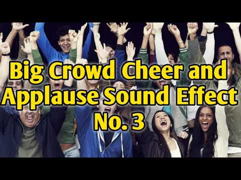Big Crowd Cheer and Applause Sound Effect No. 3 | Vlog Sound Effects