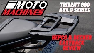Triumph Trident 660 Hepco & Becker Easyrack Review | Moto Machines