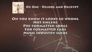 Oz One - Decode and Decrypt (Lyric Video)