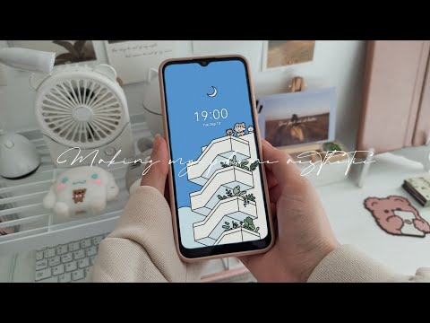 Customizing & Organizing my phone I Making my android phone aesthetic ♡ Realme c11 2021