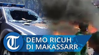 Breaking News: Makassar Berguncang, Aksi Demo Ribuan Mahasiswa di DPRD Makassar Pecah
