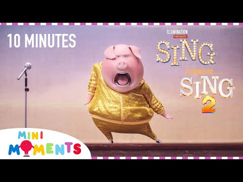 Best Of Gunter ✨| 10 Minute Compilation | Sing & Sing 2 | Movie Moments | Mini Moments