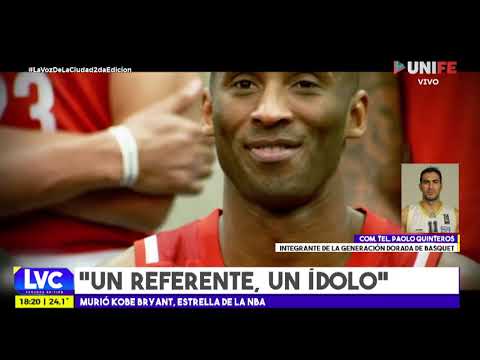 #LVC2daEdición - El recuerdo de Paolo Quinteros tras la muerte de Kobe Bryant