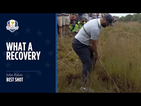 Jon Rahm's Incredible Recovery From the Deep Stuff! | 2025 Ryder Cup