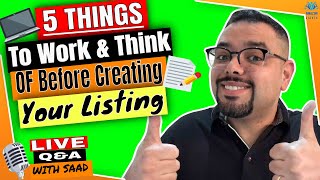 Top 5 Things to do Before you Create your Amazon FBA Listing for Better Relevancy & Increased Sales!