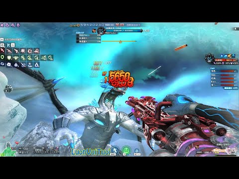 #CFQQ: Gatling Gun Wild Shot Abyss Red - Rồng băng Abyssal