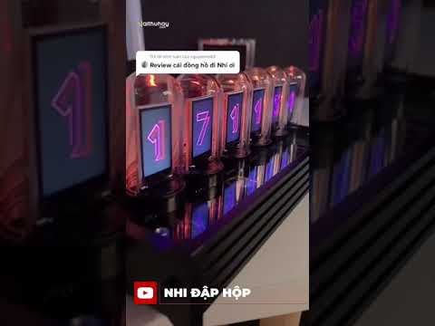 Đồng hồ ống thủy tinh LCD IPS Nixie Tube - Phụ kiện DIY Sáng tạo