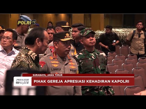 PRESISI UPDATE : PENGURUS GEREJA APRESIASI KAPOLRI &amp; PANGLIMA ATAS KUNJUNGANNYA 21/12/2024 (19.00)