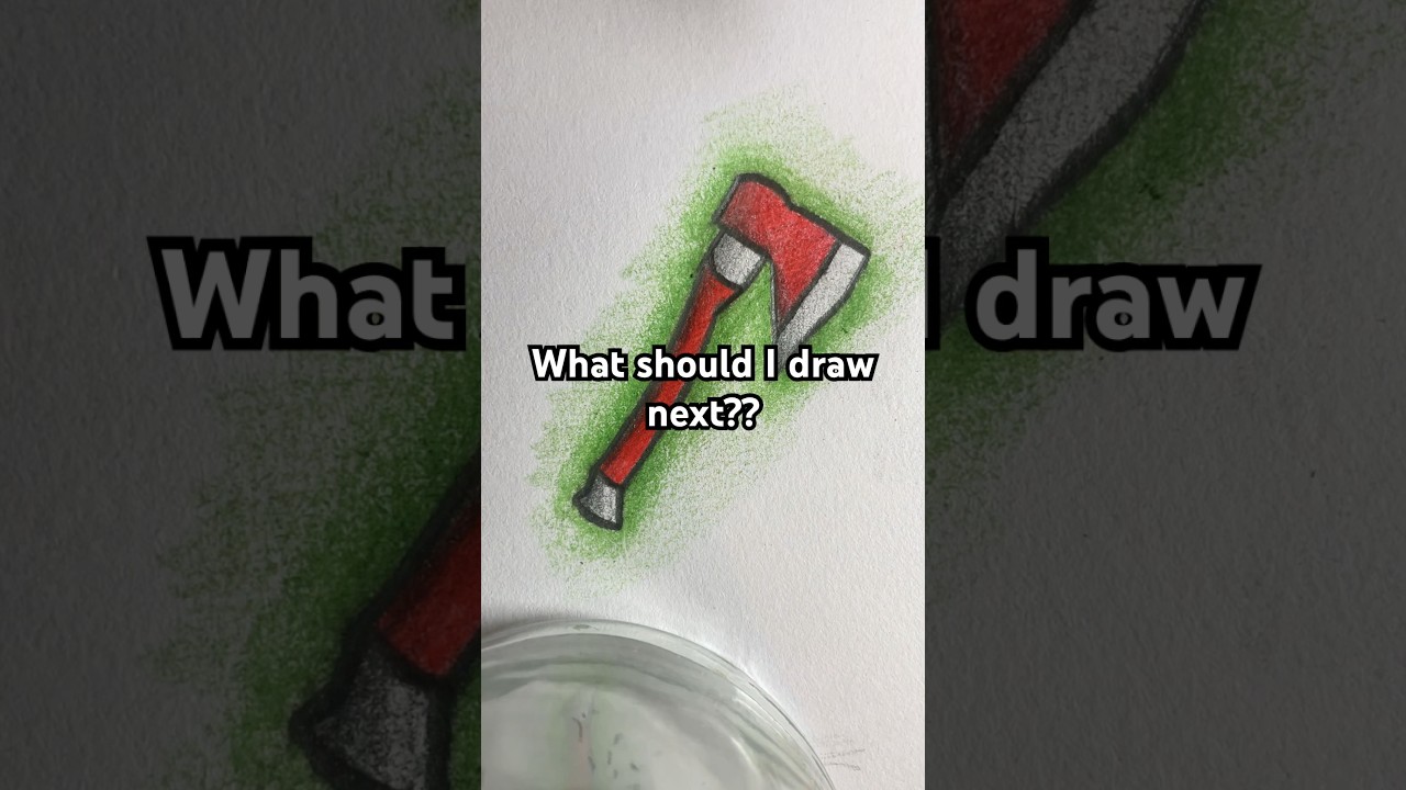 Drawing 99 Nights In The Forest Strong Axe 🪓 #art #drawing #roblox #99nightintheforest #shorts