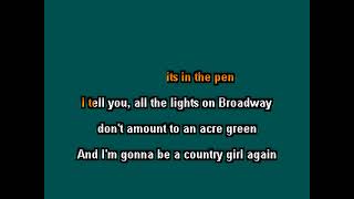 Buffy Sainte Marie   Im Gonna Be A Country Girl Again  clay wood karaoke