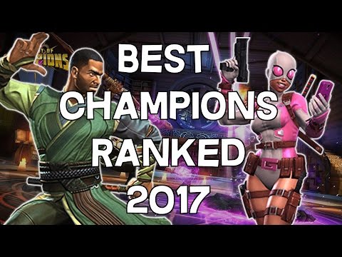Best Champions Ranked 2017 - Seatin's Tier List 3.0 - Marvel Contest Of Champions